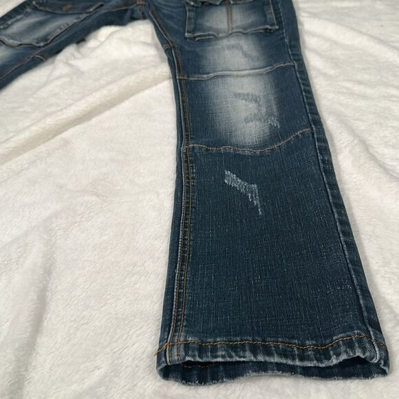 Royal 7even Men's Blue Cargo Jeans! Size 34” - Picture 2 of 7
